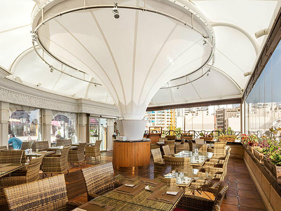 餐廳膜結構屋頂